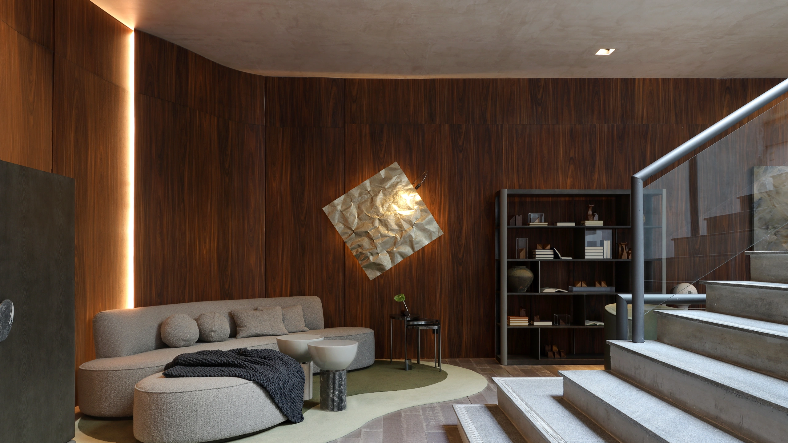 Arandela Cartone em ambiente — imagem full desktop