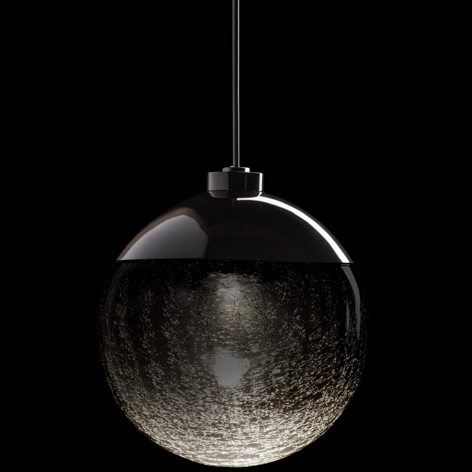 MOON CRAQUELE PENDANT